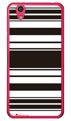 Moisture Stripe ブラックホワイト （クリア） design by Moisture AQUOS EVER SH-02J・U SHV37・SH-M04・L・L2 UQ mobile docomo・au・MVNOスマホ（SIMフリー端末） SECOND SKIN sh-02j ケース sh-02j カバー shv37 ケース shv37 送料無料