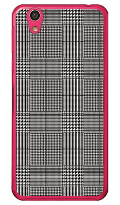 グレンチェック ホワイト×ブラック （クリア） AQUOS EVER SH-02J・U SHV37・SH-M04・L・L2 UQ mobile docomo・au・MVNOスマホ（SIMフリー端末） SECOND SKIN sh-02j ケース sh-02j カバー shv37 ケース shv37 カバー sh-m04 ケース 送料無料