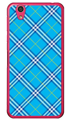 タータンチェック ブルー （クリア） AQUOS EVER SH-02J・U SHV37・SH-M04・L・L2 UQ mobile docomo・au・MVNOスマホ（SIMフリー端末） SECOND SKIN sh-02j ケース sh-02j カバー shv37 ケース shv37 カバー sh-m04 ケース sh-m04 送料無料