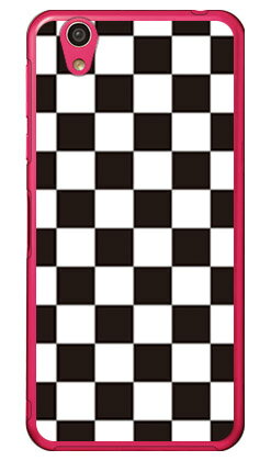 チェッカーフラッグ ブラック×ホワイト （クリア） AQUOS EVER SH-02J・U SHV37・SH-M04・L・L2 UQ mobile docomo・au・MVNOスマホ（SIMフリー端末） SECOND SKIN sh-02j ケース sh-02j カバー shv37 ケース shv37 カバー sh-m04 送料無料