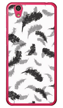 グレイ フェザー グラウンド （クリア） AQUOS EVER SH-02J・U SHV37・SH-M04・L・L2 UQ mobile docomo・au・MVNOスマホ（SIMフリー端末） Coverfull sh-02j ケース sh-02j カバー shv37 ケース shv37 カバー sh-m04 ケース sh-m04 送料無料