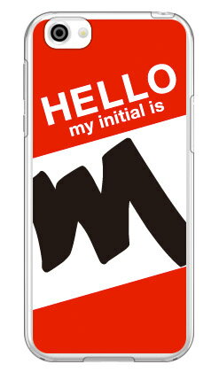 Cf LTD ハローイニシャル M レッド (クリア) AQUOS R SH-03J・SHV39・605SH docomo・au・SoftBank Coverfull aquos r ケース aquos r カバー アクオスr ケース アクオスr カバー sh-03j ケース sh-03j カバー sh03j ケース sh03j 送料無料