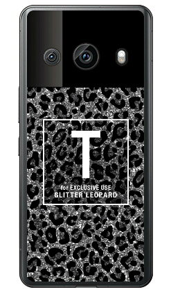 Rakuten - Cf LTD ヒョウ柄 ネイルボトル イニシャル T グレー (クリア) AQUOS R8 pro SH-51D A301SH SH-R80P Coverfull 本体 保護 ハードケース スマホカバー　送料無料