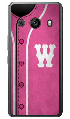 樂天商城 - Cf LTD ベースボール イニシャル ピンク W (クリア) AQUOS R8 pro SH-51D A301SH SH-R80P Coverfull 本体 保護 ハードケース スマホカバー　送料無料