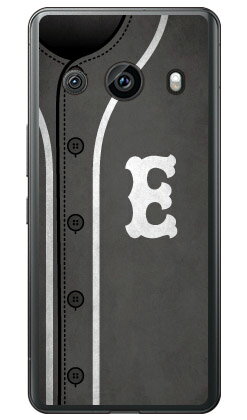 Rakuten - Cf LTD ベースボール イニシャル グレー E (クリア) AQUOS R8 pro SH-51D A301SH SH-R80P Coverfull 本体 保護 ハードケース スマホカバー　送料無料