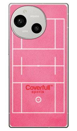 樂天商城 - 男子ラクロスコート ピンク (クリア) AQUOS R9 SH-51E A401SH SH-M28 Coverfull 本体 保護 ハードケース スマホカバー　送料無料