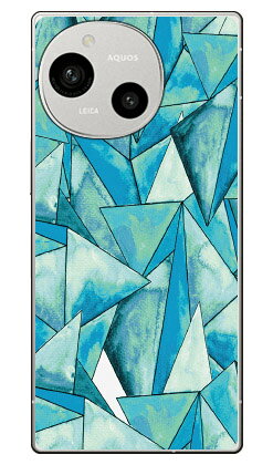 乐天商城 - エメラルド パターン (クリア) AQUOS R9 SH-51E A401SH SH-M28 Coverfull 本体 保護 ハードケース スマホカバー　送料無料