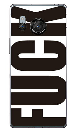 樂天商城 - Cf LTD FUCK（ファック） 大 ホワイト (クリア) AQUOS R8 SH-52D SH-R80 Coverfull 本体 保護 ハードケース スマホカバー　送料無料
