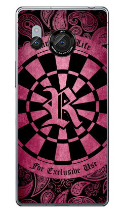 Rakuten - Cf LTD ダーツ イニシャル ピンク R (クリア) AQUOS R8 SH-52D SH-R80 Coverfull 本体 保護 ハードケース スマホカバー　送料無料