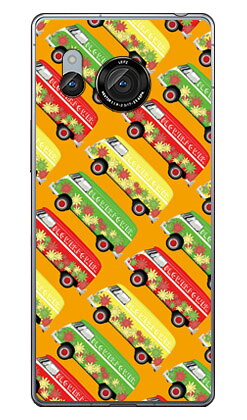 Rakuten - ヒッピーカー オレンジ (クリア) AQUOS R8 SH-52D SH-R80 SECOND SKIN 本体 保護 ハードケース スマホカバー　送料無料