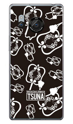 Rakuten - 相撲専門情報誌「TSUNA」 gunbai （軍配柄） 1 ブラック (クリア) AQUOS R8 SH-52D SH-R80 Coverfull 本体 保護 ハードケース スマホカバー　送料無料