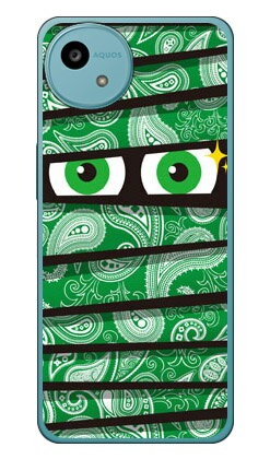樂天商城 - ミイラくん ペイズリーグリーンAQUOS wish5 SH-52F A502SH SH-M32 (ソフトTPU) YESNO ケース カバー スマホケース 送料無料 耐衝撃 プリント 保護 衝撃吸収
