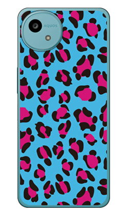 Rakuten - Leopard ブルーAQUOS wish5 SH-52F A502SH SH-M32 (ソフトTPU) SECOND SKIN ケース カバー スマホケース 送料無料 耐衝撃 プリント 保護 衝撃吸収