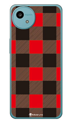 樂天商城 - Buffalo check レッドAQUOS wish5 SH-52F A502SH SH-M32 (ソフトTPU) SECOND SKIN ケース カバー スマホケース 送料無料 耐衝撃 プリント 保