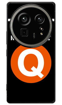Rakuten - Cf LTD サブウェイイニシャル Q オレンジ (クリア) AQUOS R9 pro SH-54E A504SH SH-M30 Coverfull 本体 保護 ハードケース スマホカバー　送料無料
