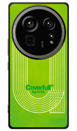 Rakuten - 陸上トラック グリーン (クリア) AQUOS R9 pro SH-54E A504SH SH-M30 Coverfull 本体 保護 ハードケース スマホカバー　送料無料