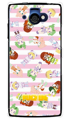 パンチライン PUNCH LINE シリーズ オールスター パステルピンク （クリア） / for AQUOS PHONE si SH-07E/docomo 【ハードケース】aquos phone si sh-07e カバー スマホケース スマホカバー アクオス フォン sh07 ケース/カバー/CASE/ケース