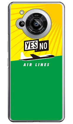 乐天商城 - YESNO AIR LINES イエロー×グリーン （ハードケース） AQUOS R7 SH-52C YESNO aquos r7 ケース aquos R7 フィルム aquos R7 ケース 耐衝撃 aquos r7 本体 保護 aquos r7 simフリー aquos r7 カバー aquos r7 ケース おしゃれ aquos r7 ケース ショルダー 送料無料