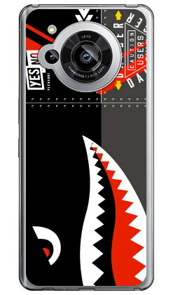 シャーク ブラック （ソフトケース） AQUOS R7 SH-52C aquos r7 ケース aquos R7 フィルム aquos R7 ケース 耐衝撃 aquos r7 本体 保護..