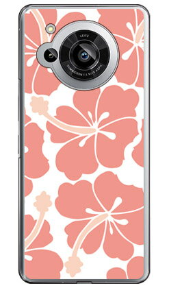 北欧ハイビスカス ベージュピンク （ハードケース） AQUOS R7 SH-52C SECOND S