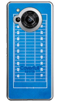 アメフトコート ブルー （ハードケース） AQUOS R7 SH-52C Coverfull aquos r7 ケース aquos R7 フィルム aquos R7 ケース 耐衝撃 aquos r7 本体 保護 aquos r7 simフリー aquos r7 カバー aquos r7 ケース おしゃれ aquos r7 ケース ショルダー 送料無料