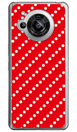 Rakuten - ドットストライプ レッド×ホワイト （ソフトケース） AQUOS R7 SH-52C aquos r7 ケース aquos R7 フィルム aquos R7 ケース 耐衝撃 aquos r7 本体 保護 aquos r7 simフリー aquos r7 カバー aquos r7 ケース おしゃれ aquos r7 ケース ショルダー 送料無料