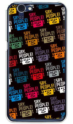 【送料無料】 SAY PEOPLE！シリーズ カラフルロゴ design by PansonWorks / for SH-01F DRAGON QUEST/docomo 【受注生産】【スマホケース】【ハードケース】sh-01f カバー sh-01f ケース DRAGON QUEST ケース DRAGON QUEST カバー ドラゴンクエスト ケース