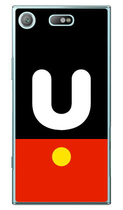 Rakuten - Cf LTD ボーイ イニシャル U （クリア） Xperia XZ1 Compact SO-02K docomo Coverfull xperia xz1 compact ケース xperia xz1 compact カバー エクスペリアxz1コンパクト ケース エクスペリアxz1コンパクト カバー so-02k ケース 送料無料