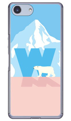 樂天商城 - Cf LTD シロクマ イニシャル W （クリア） Xperia Ace SO-02L docomo・MVNOスマホ（SIMフリー端末）・楽天モバイル Coverfull ハードケース ドコモ so-02l ケース so-02l カバー so03f ケース so03f カバー xperia ace ケース xperia 送料無料