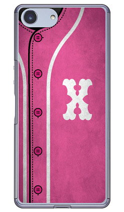 樂天商城 - Cf LTD ベースボール イニシャル ピンク X （クリア） Xperia Ace SO-02L docomo・MVNOスマホ（SIMフリー端末）・楽天モバイル Coverfull ドコモ so-02l ケース so-02l カバー so03f ケース so03f カバー xperia ace ケース xperia 送料無料
