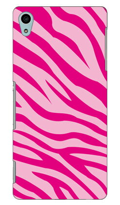 ゼブラパターン ピンク Xperia Z4 SO-03G docomo SECOND SKIN スマホケース ハードケース so-03g ケース so-03g カバー so03g ケース so03g カバー xperia z4 ケース xperia z4 カバー エクスペリアz4 ケース エクスペリアz4 カバー ソニー 送料無料