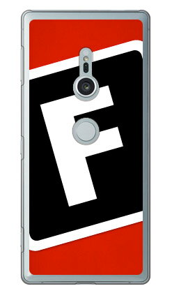 樂天商城 - Cf LTD キャンプ イニシャル レッド×ブラック F （クリア） Xperia XZ2 SO-03K・SOV37・702SO docomo・au・SoftBank Coverfull xperia xz2 ケース xperia xz2 カバー so-03k sov37 702so ケース so-03k sov37 702so カバー so03k sov37 送料無料