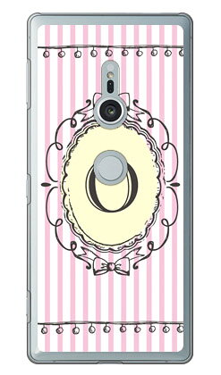 Cf LTD イニシャル アルファベット O ピンク （クリア） Xperia XZ2 SO-03K・SOV37・702SO docomo・au・SoftBank Coverfull xperia xz2 ケース xperia xz2 カバー so-03k sov37 702so ケース so-03k sov37 702so カバー so03k sov37 送料無料