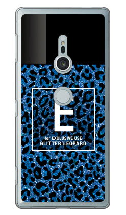 Rakuten - Cf LTD ヒョウ柄 ネイルボトル イニシャル E ブルー （クリア） Xperia XZ2 SO-03K・SOV37・702SO docomo・au・SoftBank Coverfull xperia xz2 ケース xperia xz2 カバー so-03k sov37 702so ケース so-03k sov37 702so カバー so03k sov37 送料無料