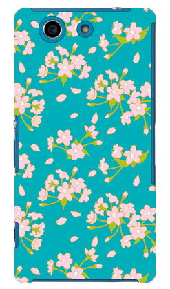 桜 （SCATTERブルー） produced by COLOR STAGE Xperia A4 SO-04G docomo Coverfull so-04g ケース so-04g カバー so04g ケース so04g カバー xperia a so-04g ケース xperia a so-04g カバー エクスペリア a4 ケース エクスペリア a4 送料無料