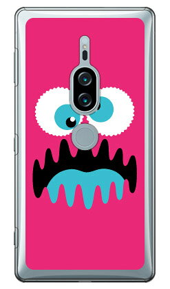樂天商城 - ワンダーモンスター ピンク （クリア） Xperia XZ2 Premium SO-04K・SOV38 docomo・au YESNO xperia xz2 premium ケース xperia xz2 premium カバー so-04k sov38 ケース so-04k sov38 カバー so04k sov38 ケース so04k sov38 カバー 送料無料