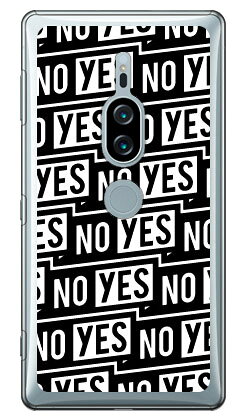樂天商城 - YESNOラベル ホワイト （クリア） Xperia XZ2 Premium SO-04K・SOV38 docomo・au YESNO ハードケース xperia xz2 premium ケース xperia xz2 premium カバー so-04k sov38 ケース so-04k sov38 カバー so04k sov38 ケース so04k sov38 カバー 送料無料