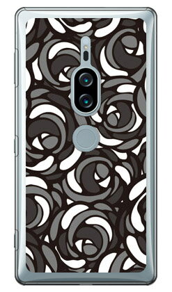 ローズポップ ブラック (クリア) Xperia XZ2 Premium SO-04K・SOV38 docomo・au YESNO ハードケース xperia xz2 premium ケース xperia xz2 premium カバー so-04k sov38 ケース so-04k sov38 カバー so04k sov38 ケース so04k sov38 カバー 送料無料