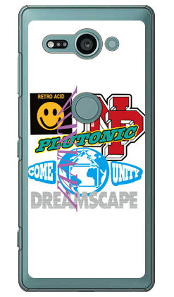 NEW PATH 「STICKERS REWORK （ホワイト）」 （クリア） Xperia XZ2 Compact SO-05K docomo SECOND SKIN ハードケース xperia xz2 compact ケース xperia xz2 compact カバー so-05k ケース so-05k カバー so05k ケース so05k カバー 送料無料