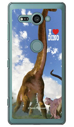 Dinosaur Design 恐竜デザインシリーズ 「ブラキオサウルスとアロサウルス_A」 （クリア） Xperia XZ2 Compact SO-05K docomo xperia xz2 compact ケース xperia xz2 compact カバー so-05k ケース so-05k カバー so05k ケース so05k カバー 送料無料