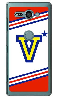 【送料無料】 Cf LTD チア イニシャル アルファベット V レッド （クリア） / for Xperia XZ2 Compact SO-05K/docomo 【Coverfull】【ハードケース】xperia xz2 compact ケース xperia xz2 compact カバー so-05k ケース so-05k カバー so05k ケース so05k カバー