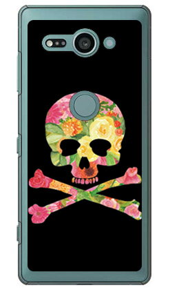 Flower skull ֥å ʥꥢ design by ROTM Xperia XZ2 Compact SO-05K docom...