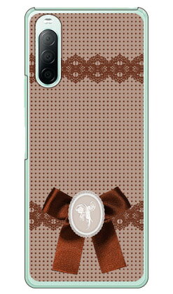 乐天商城 - ドット×カメオ ブラウン （クリア） Xperia 10 II SO-41A・SOV43・A001SO・XQ-AU42 docomo・au・Y!mobile・MVNOスマホ（SIMフリー端末） Coverfull xperia 10 II ケース xperia 10 II カバー so-41a ケース so-41a カバー so41a ケース so41a 送料無料