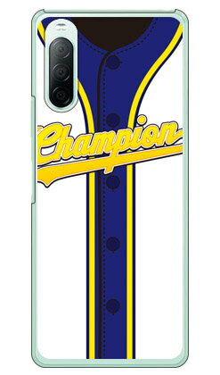 樂天商城 - Cf LTD ベースボールユニフォーム ホワイト×ブルーイエロー （クリア） Xperia 10 II SO-41A・SOV43・A001SO・XQ-AU42 docomo・au・Y!mobile・MVNOスマホ（SIMフリー端末） Coverfull xperia 10 II ケース xperia 10 II カバー so-41a ケース 送料無料