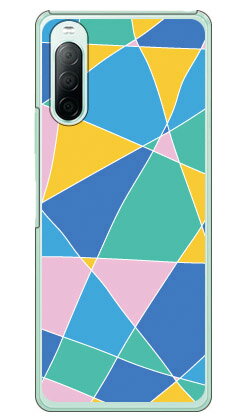 乐天商城 - ステンドグラス ブルー （クリア） Xperia 10 II SO-41A・SOV43・A001SO・XQ-AU42 docomo・au・Y!mobile・MVNOスマホ（SIMフリー端末） Coverfull xperia 10 II ケース xperia 10 II カバー so-41a ケース so-41a カバー so41a ケース so41a 送料無料