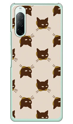 Mobile Phone Cases - SINDEE 「Cat-World （ベージュ）」 （クリア） Xperia 10 II SO-41A・SOV43・A001SO・XQ-AU42 docomo・au・Y!mobile・MVNOスマホ（SIMフリー端末） SECOND SKIN xperia 10 II ケース xperia 10 II カバー so-41a ケース so-41a カバー so41a 送料無料