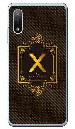 Rakuten - Cf LTD ラグジュアリーイニシャル X ゴールドイエロー （クリア） Xperia Ace II SO-41B docomo Coverfull スマホケース ハードケース xperia ace ii カバー エクスぺリアace ii スマホケースエクスぺリアace ii カバー カスタムケース 送料無料