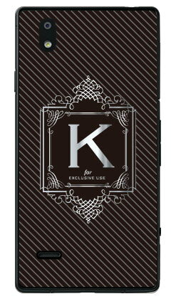 Cf LTD ラグジュアリーイニシャル K シルバーグレー (クリア) fir MONO MO-01J docomo Coverfull mono mo-01j ケース mono mo-01j カバー mo01j ケース mo01j カバー モノケース モノカバー mo 01j ケース mo 01j カバー スマホケース 送料無料