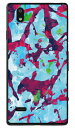 アブストラクト Camo ブルー ピンク (クリア) MONO MO-01J docomo Coverfull mono mo-01j ケース mono mo-01j カバー mo01j ケース mo01j カバー モノケース モノカバー mo 01j ケース mo 01j カバー スマホケース スマホカバー 送料無料(2)