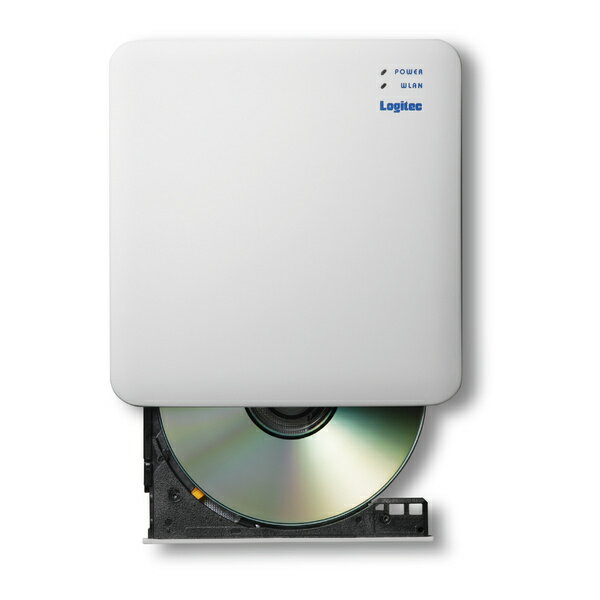 【送料無料】 Logitec（ロジテック） 5GHz WiFi CD録音ドライブ LDR-PS5GWU3RWHスマホ 簡単 録音 CD ストリーミング再生 曲情報 自動取得 gracenote 歌詞検索 音質設定 データバックアップ 復元 パソコン接続 ディスクドライブ